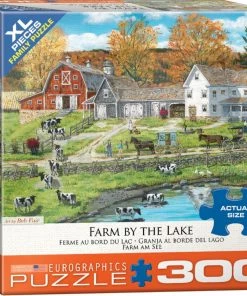 Deals 👏 Eurographics 300 Pieces Farm By The Lake 🎁