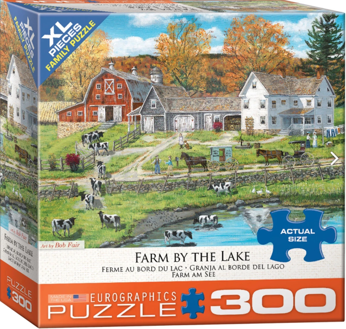 Deals ๐ Eurographics 300 Pieces Farm By The Lake ๐