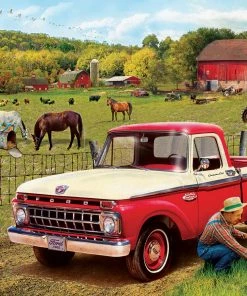 Brand new 😍 Eurographics 1000 Pieces 1965 Ford F-100 🎉