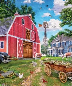 Best deal โจ Eurographics 550 Pieces Family Farm Tin โ