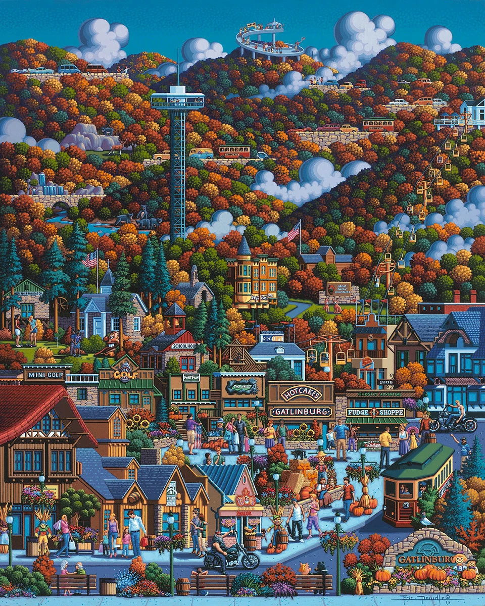 Top 10 π Dowdle Folk Art 500 Pieces Smoky Mountain National Park π
