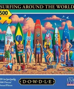 Promo 🛒 Dowdle Folk Art Pieces 🏄 Surfing Around The World 🥰