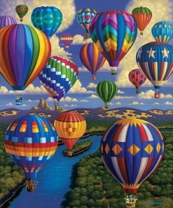 Hot Sale 🤩 Dowdle Folk Art 300 Pieces Balloon Festival 🔥