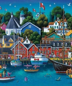 Best Sale ✨ Dowdle Folk Art 1000 Pieces Lunenberg 😉