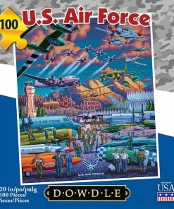Deals 🛒 Dowdle Folk Art 100 Pieces U.S. Air Force ⭐