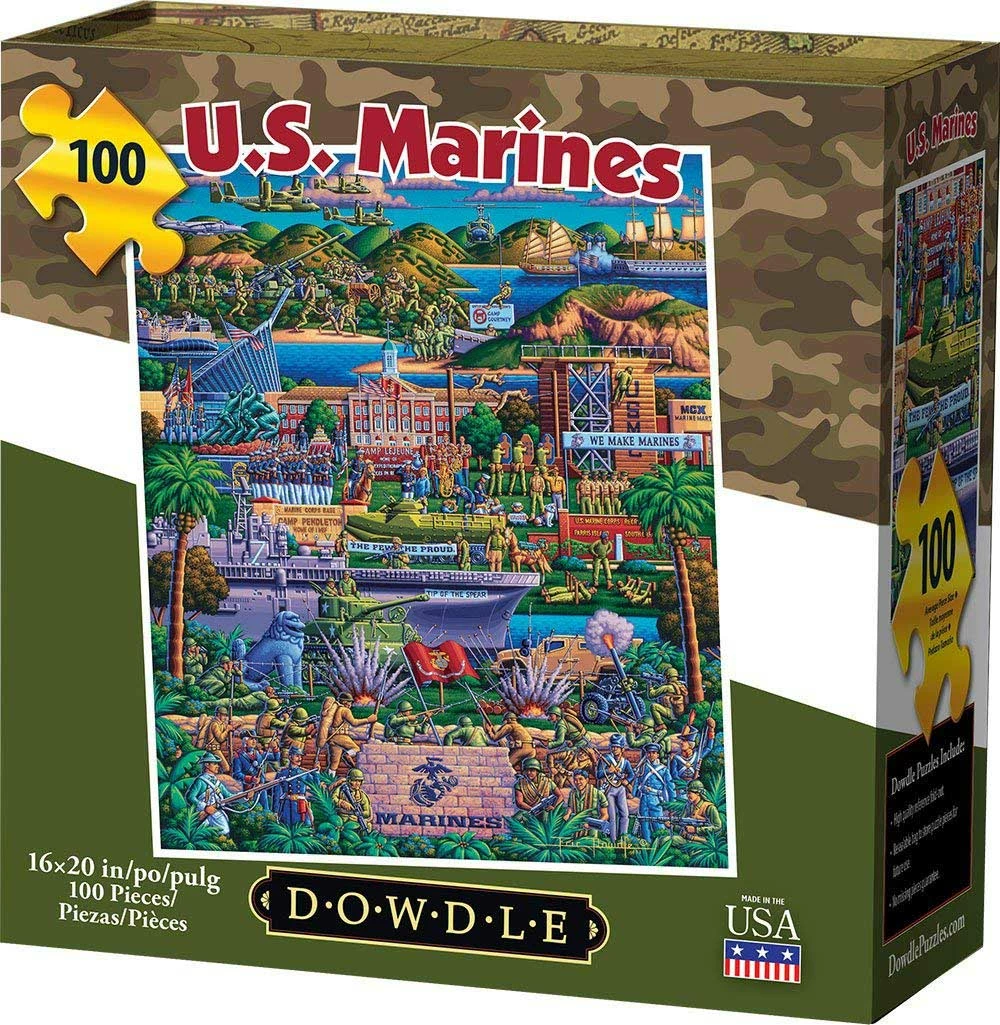 Top 10 π Dowdle Folk Art 100 Pieces U.S. Marines π₯ - Image 2