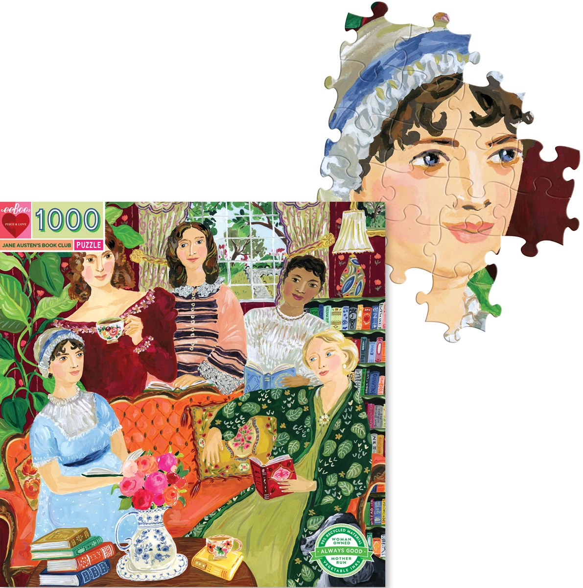 Coupon π EeBoo 1000 Pieces Jane Austen's Book Club β - Image 3