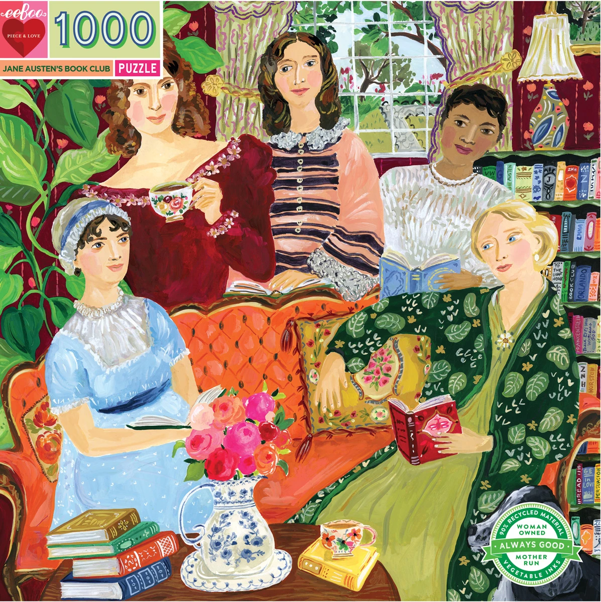 Coupon π EeBoo 1000 Pieces Jane Austen's Book Club β