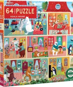 Promo ✨ EeBoo 64 Pieces Koala House 👍