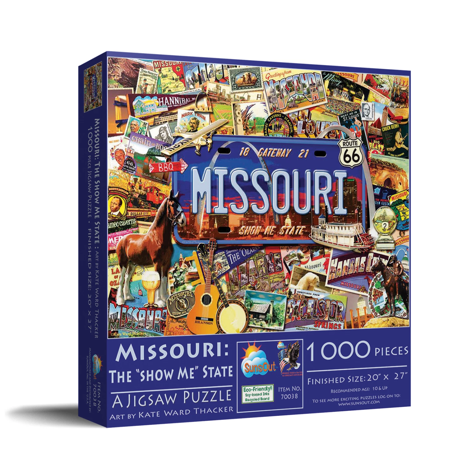 Hot Sale π SunsOut 1000 Pieces Missouri: The "Show Me" State π - Image 2