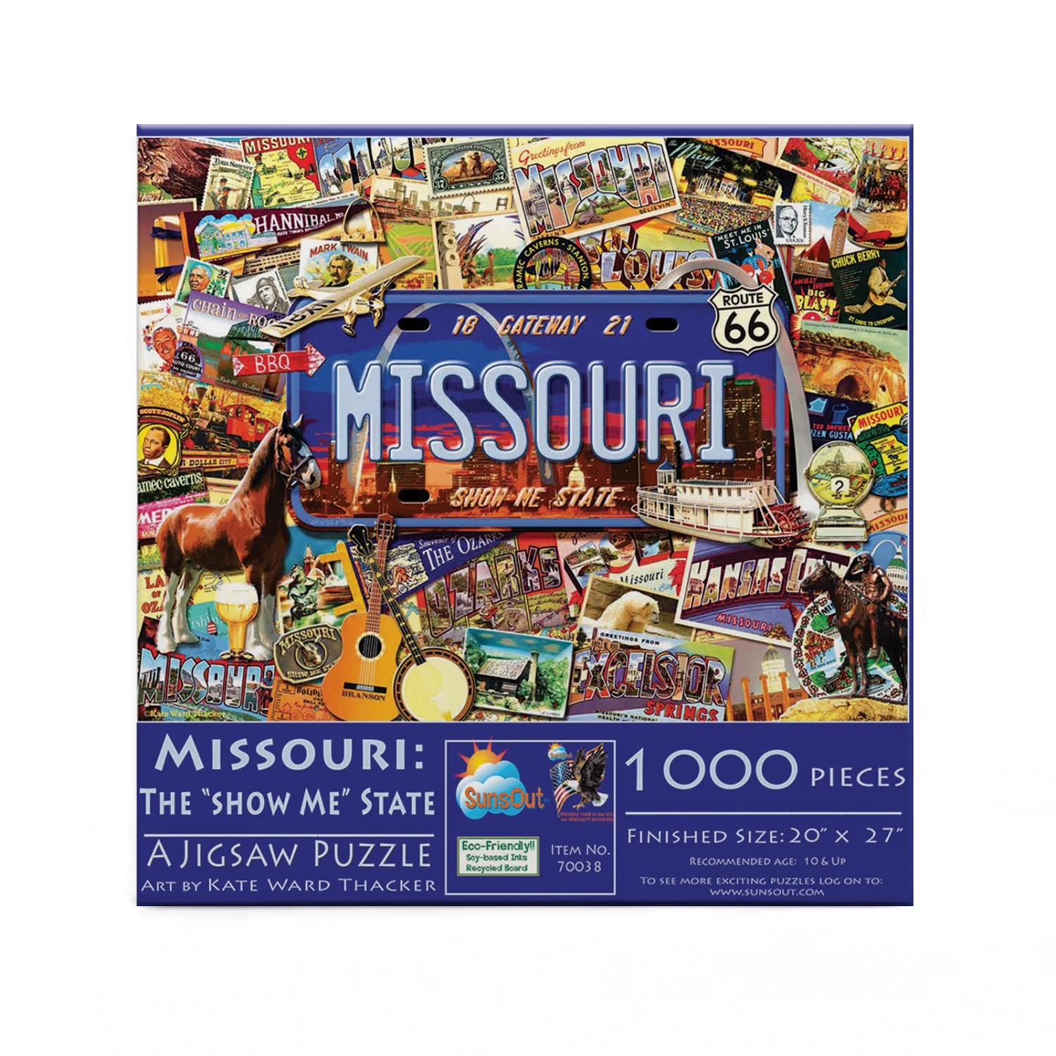Hot Sale π SunsOut 1000 Pieces Missouri: The "Show Me" State π - Image 3