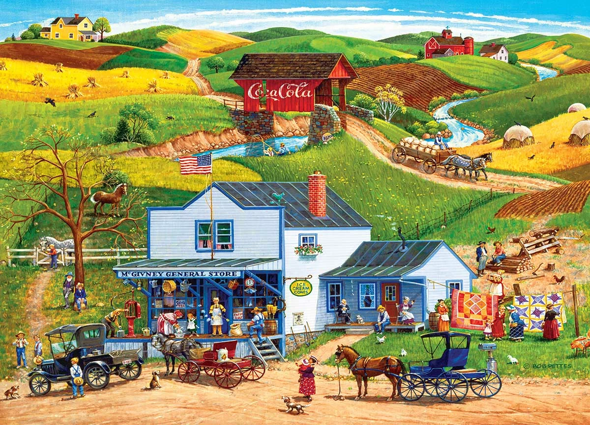 Discount ๐ฅฐ MasterPieces 1000 Pieces McGiveny's Country Store โญ