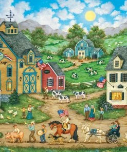 Brand new 👏 MasterPieces 550 Pieces Liberty Farm Parade 🎁