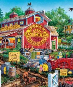 Best Pirce 🤩 MasterPieces 550 Pieces Antique Barn 🎁