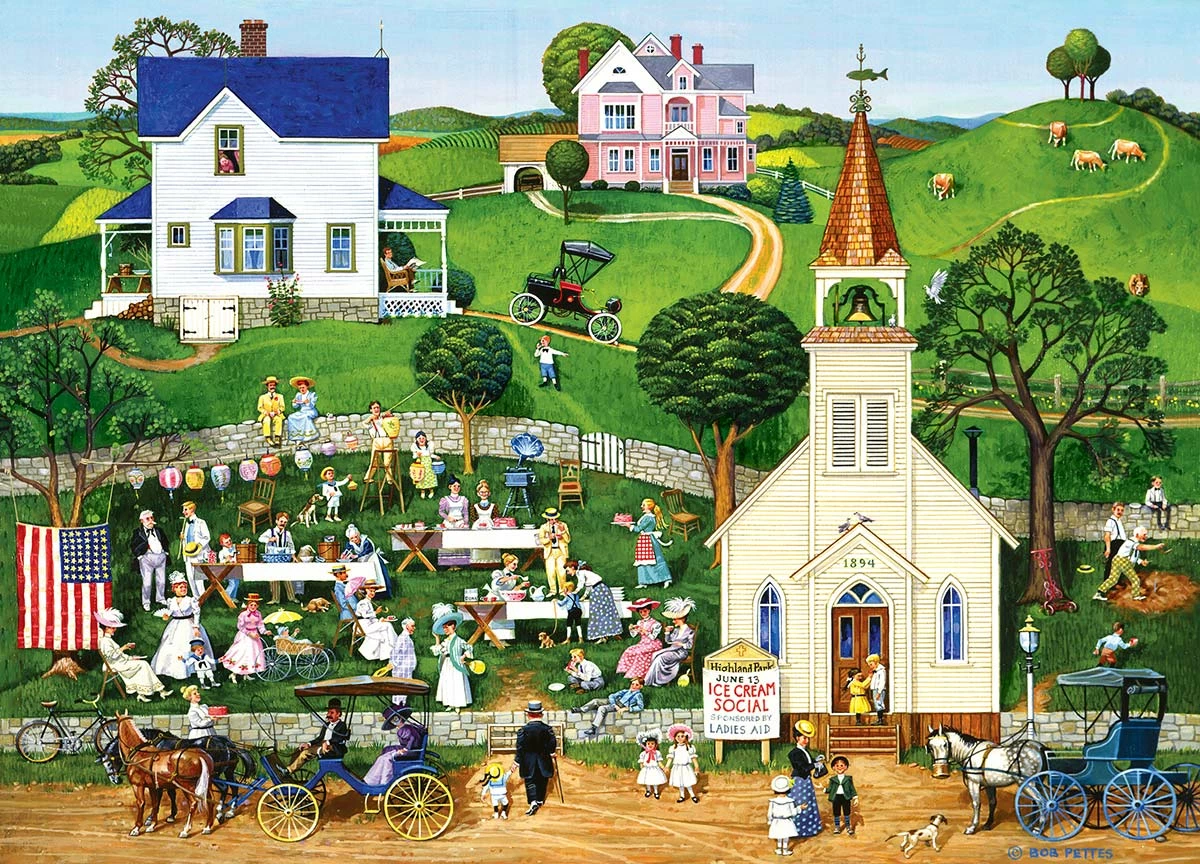 Cheap ๐ MasterPieces 1000 Pieces Strawberry Sunday ๐