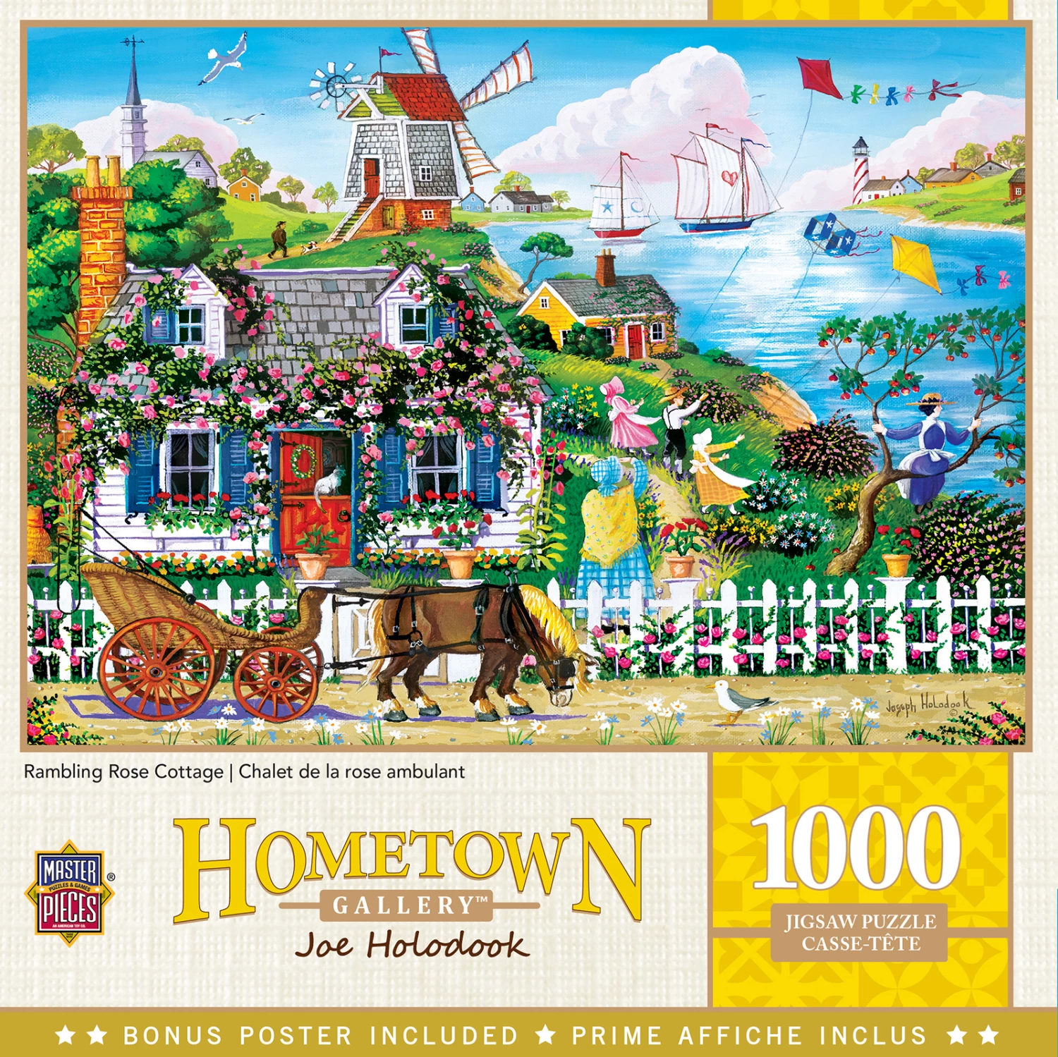 Discount π€© MasterPieces 1000 Pieces Rambling Rose Cottage β¨