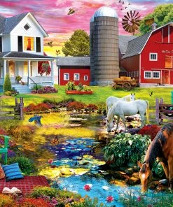 Outlet 🔔 MasterPieces 1000 Pieces Picnic On The Farm ✔️