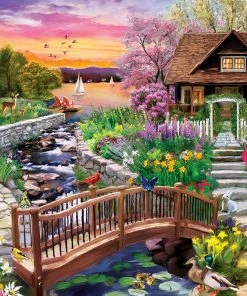 Best reviews of 😍 MasterPieces 1000 Pieces Spring On The Shore 🌟