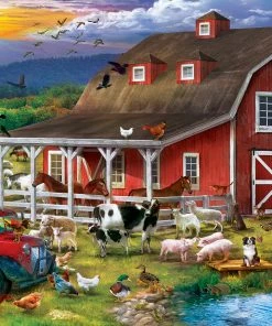 Best reviews of 🔥 MasterPieces 1000 Pieces The Barnyard Crowd 😀