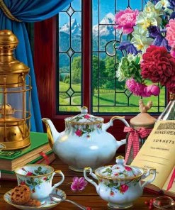 Flash Sale 🔔 Willow Creek Press 1000 Pieces Tea Set 🔔