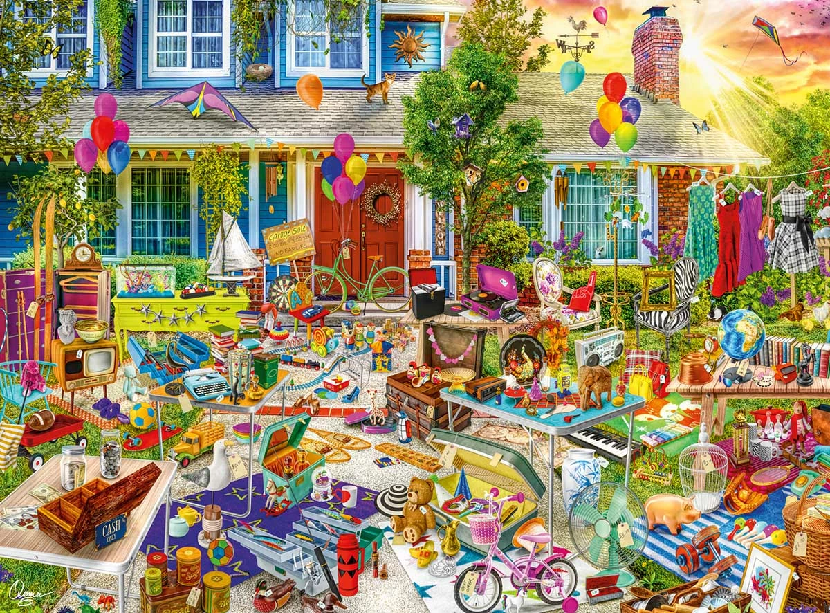 Buy π Buffalo Games 1000 Pieces Yard Sale β