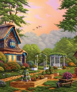 Flash Sale 💯 Buffalo Games Backyard Garden 🧨