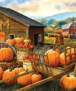 Top 10 ⭐ SunsOut 1000 Pieces Pumpkin Farm 🧨
