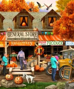 Hot Sale ๐ฅฐ SunsOut 300 Pieces ๐ง Halloween At The General Store โ