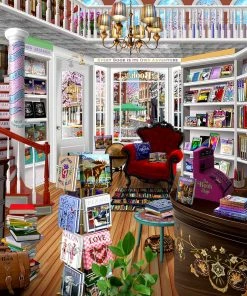 Brand new 🌟 SunsOut 1000 Pieces The Book Shop 😀