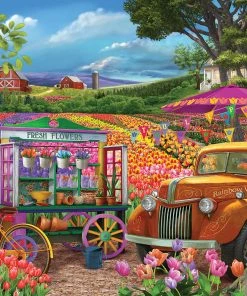 Best reviews of ❤️ SunsOut 1000 Pieces Roadside Tulip ✨