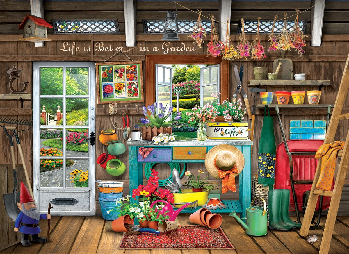 Best deal ๐ฅฐ SunsOut 500 Pieces Life Is Better In A Garden ๐