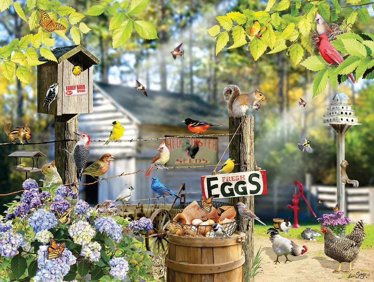 Promo π SunsOut 1000 Pieces Birds On A Wire π