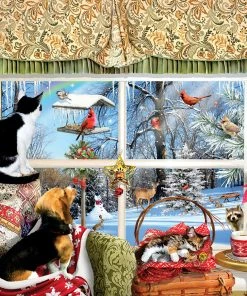 Promo ⌛ SunsOut 500 Pieces Looking Through A Window ⭐