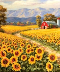 Best deal 🔥 SunsOut 300 Pieces Red River Sunflower Farm 😉