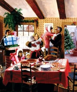 Best Pirce 🎁 SunsOut 500 Pieces 🔔 Christmas Dinner Guests 😍