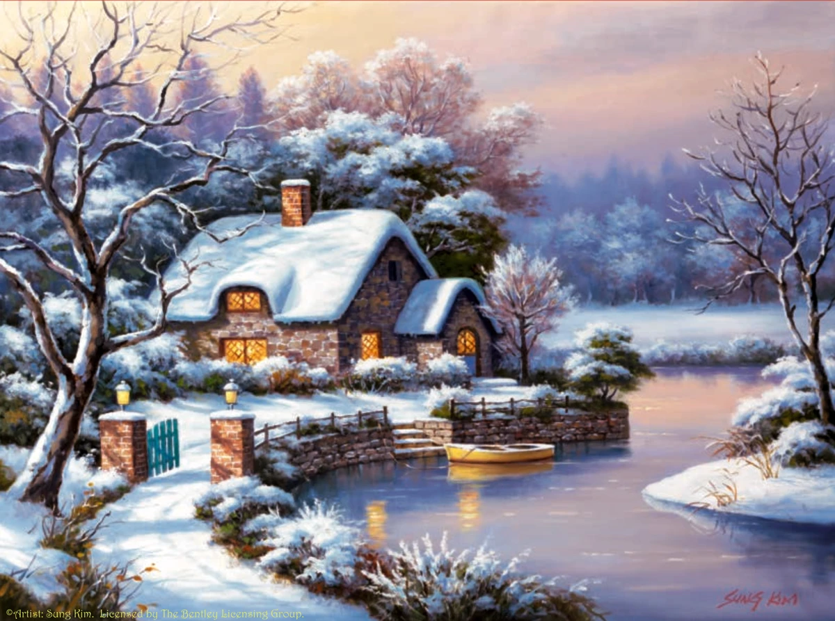 Promo βοΈ SunsOut 500 Pieces Frosty Winter Evening π€©