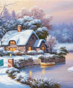 Budget 🌟 SunsOut 1000 Pieces Frosty Winter Evening 🎉