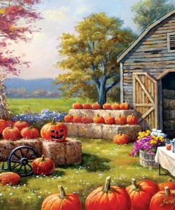 New 👍 SunsOut 300 Pieces Pumpkins For Sale 300 Piece Puzzle 🎁