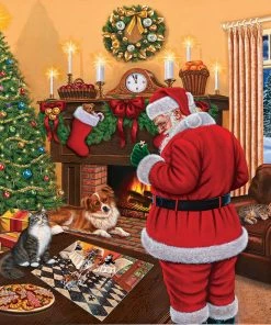 Top 10 ⌛ SunsOut 1000 Pieces Santa Solves The Puzzle 😉