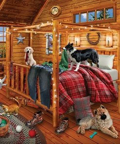 Best deal ๐ SunsOut 1000 Pieces Cabin Mischief โ
