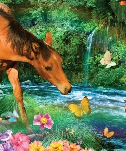 Buy 🌟 SunsOut 500 Pieces Little Brown Horse 🌟