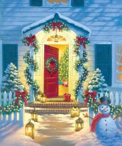 Buy ✔️ SunsOut 500 Pieces 🔔 Christmas Porch 🔔