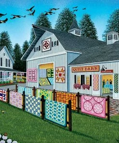 Budget 🎉 SunsOut 300 Pieces Welcome To The Quilt Barn 🤩