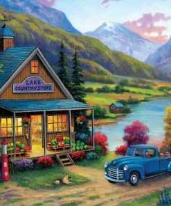 Wholesale 🎁 SunsOut 500 Pieces Lake Country Store 😉