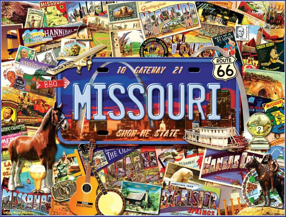 Hot Sale π SunsOut 1000 Pieces Missouri: The "Show Me" State π