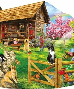 Outlet 🧨 SunsOut 1000 Pieces Mountain Spring ⭐