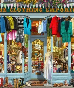 Best Sale 😉 Vermont 🎄 Christmas Company 550 Pieces The Clothing Emporium 🎉