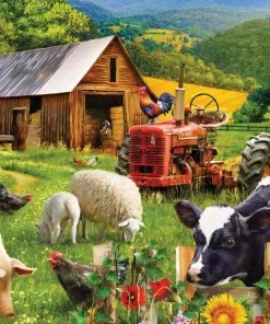 Budget 🥰 Vermont 🎄 Christmas Company 1000 Pieces Farm Friends ✔️