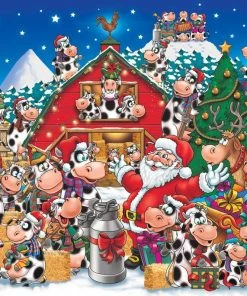Brand new 💯 Vermont 🔔 Christmas Company 100 Pieces 🔔 Christmas Party Cows 👏