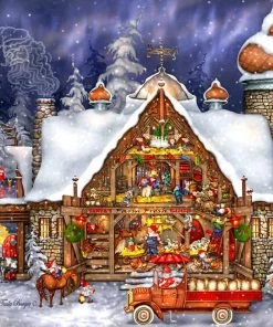Wholesale 🎁 Vermont 🎄 Christmas Company 550 Pieces Santa's Barn ✔️
